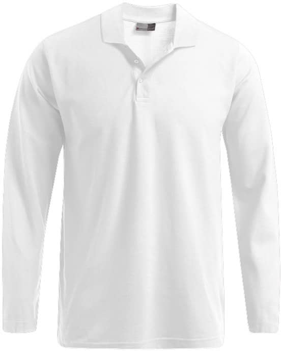 Schweres Herren-Langarm-Poloshirt