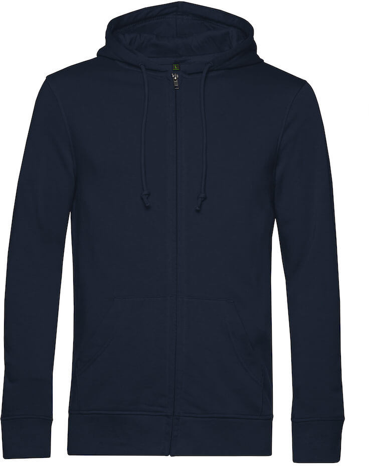 Nachhaltiger Herren Zip-Hoodie aus Bio-Baumwolle "Inspire"