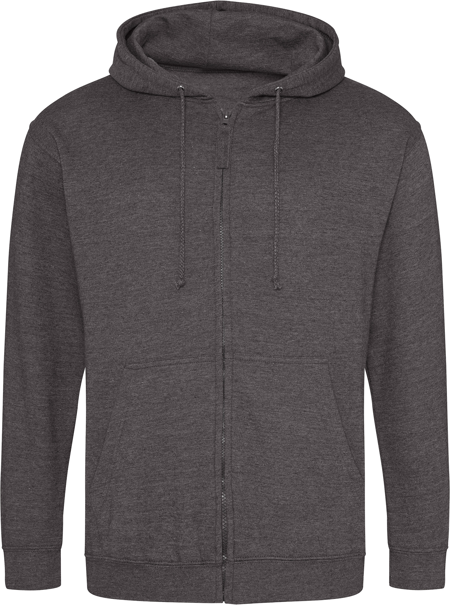 Kuscheliger Herren Zip-Hoodie mit Kängurutasche