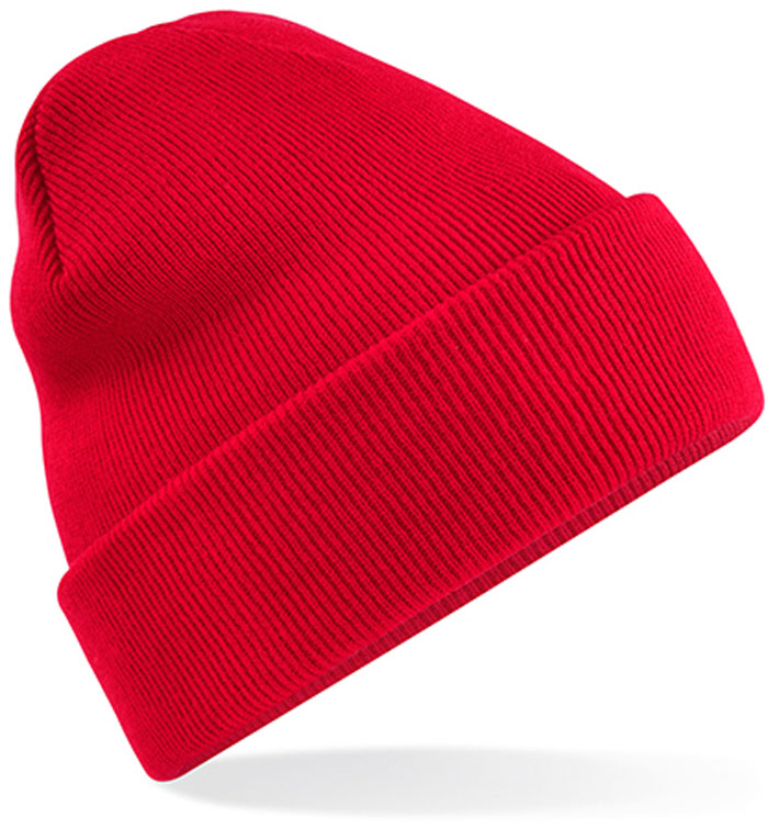 Klassischer recycelter Beanie mit Umschlag