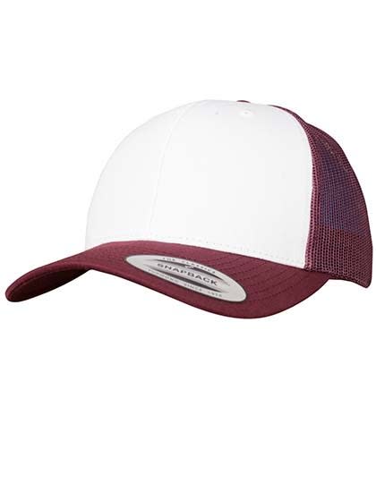 Colored Front Retro Snapback Trucker-Cap