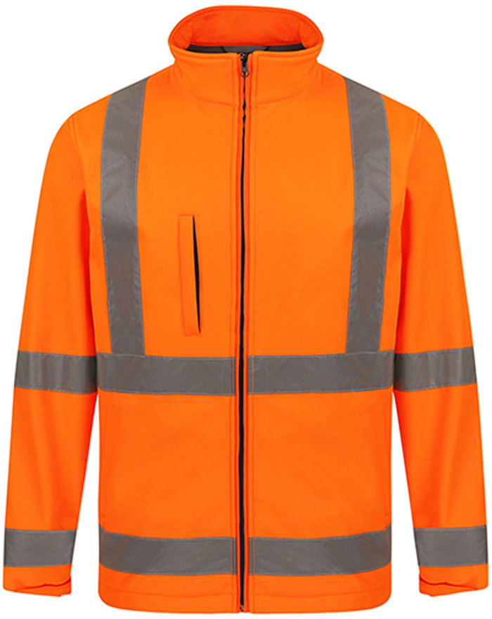 Unisex High-Vis Softshelljacke "Turku"