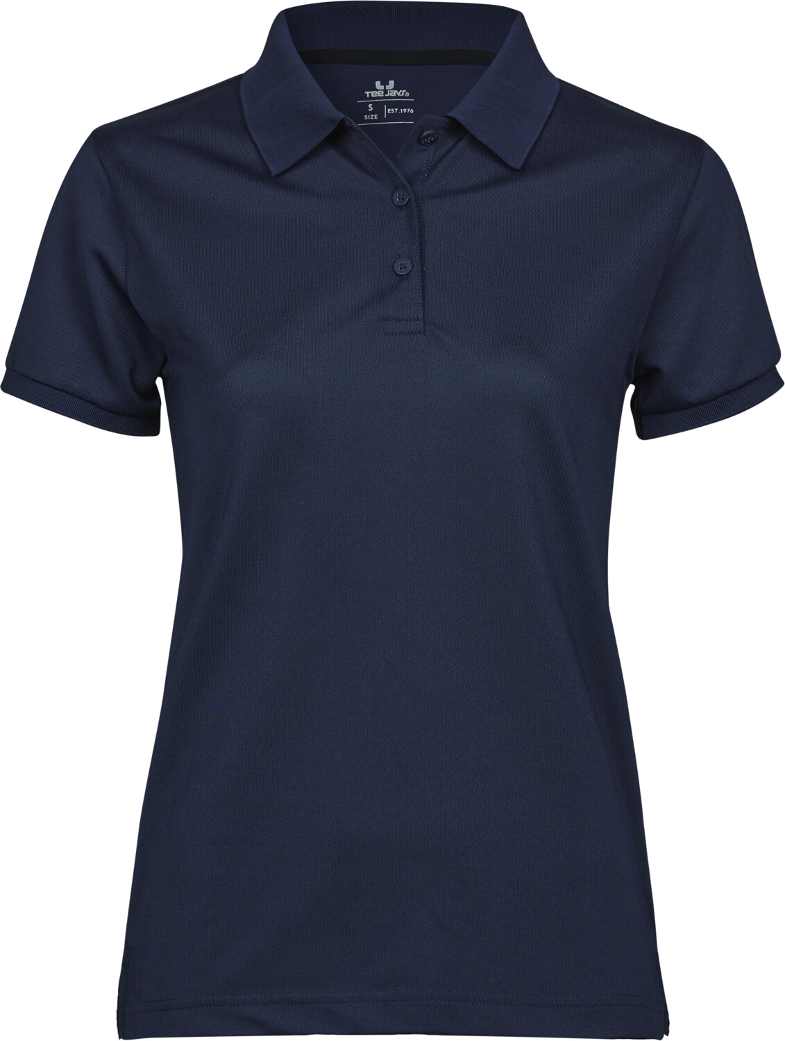 Leicht tailliertes Damen-Poloshirt aus recyceltem Polyester