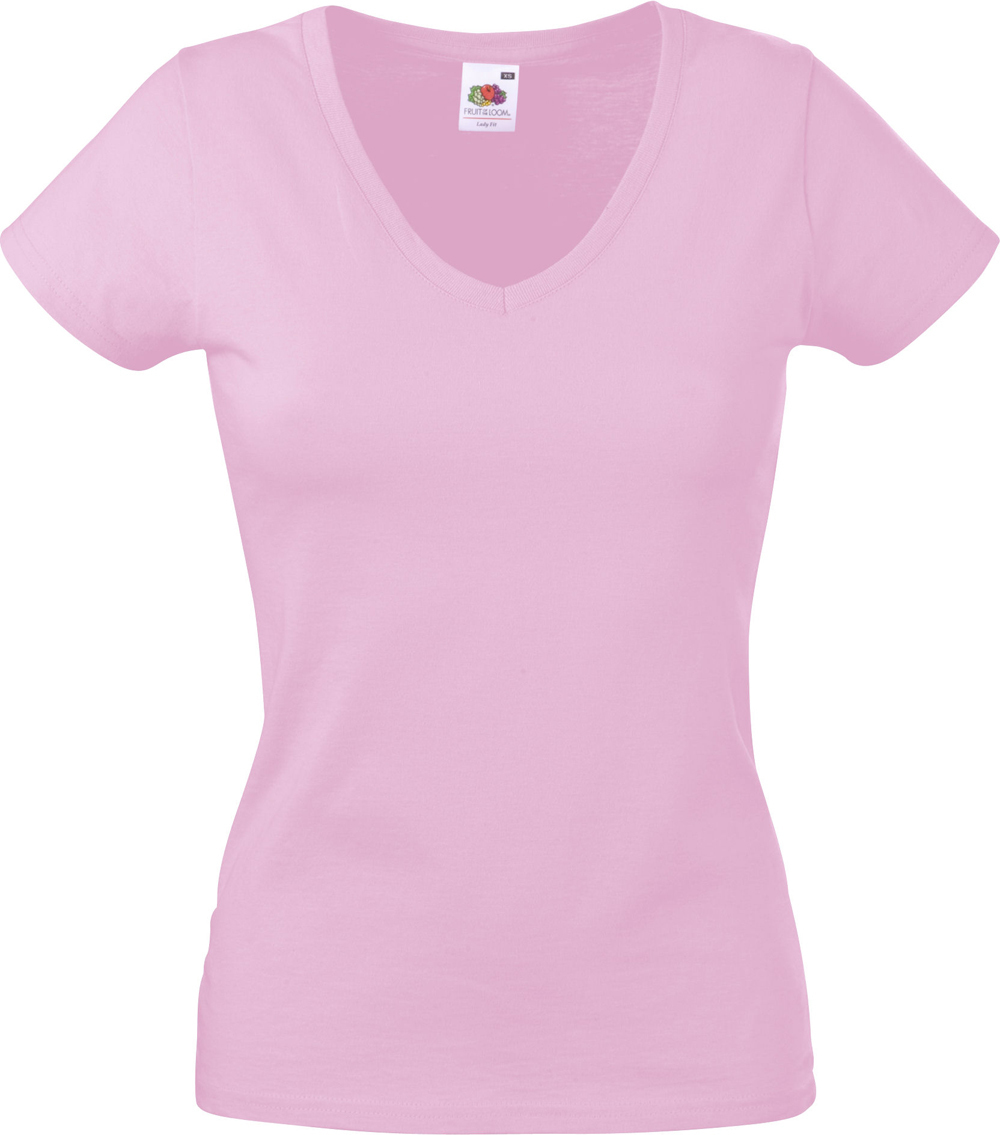 Basic Damen T-Shirt "Valueweight" mit V-Ausschnitt