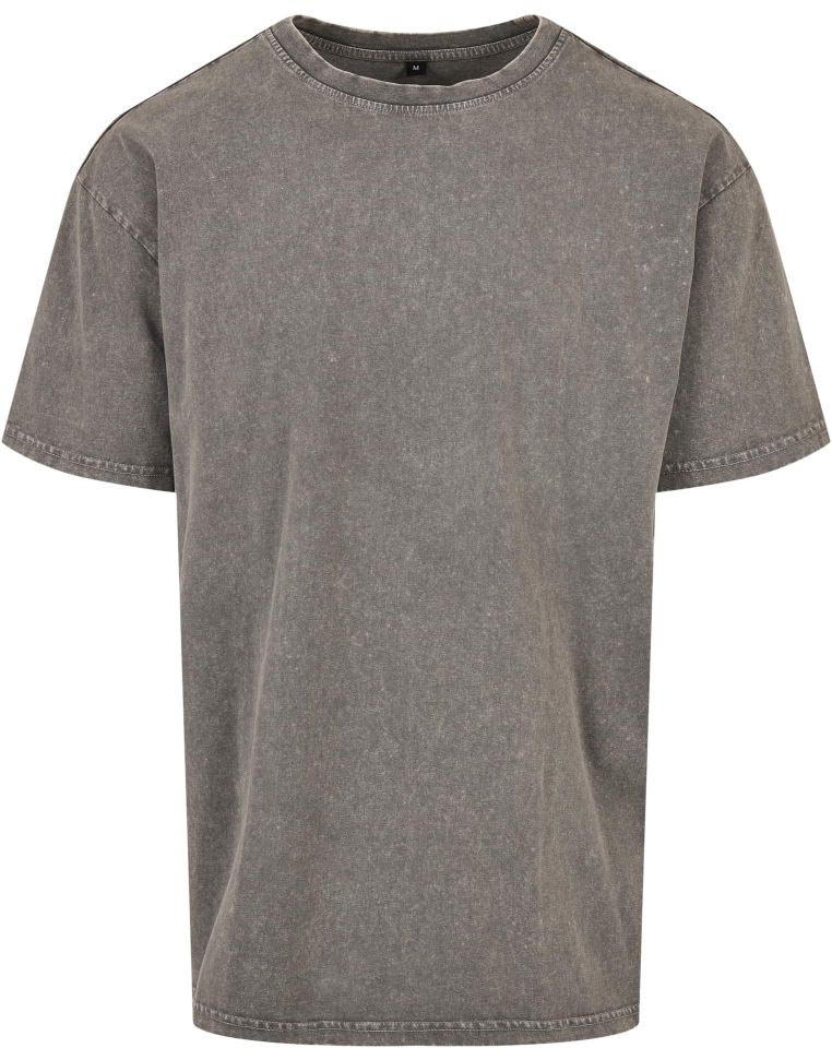 Schweres Acid Washed Oversized Herren-T-Shirt