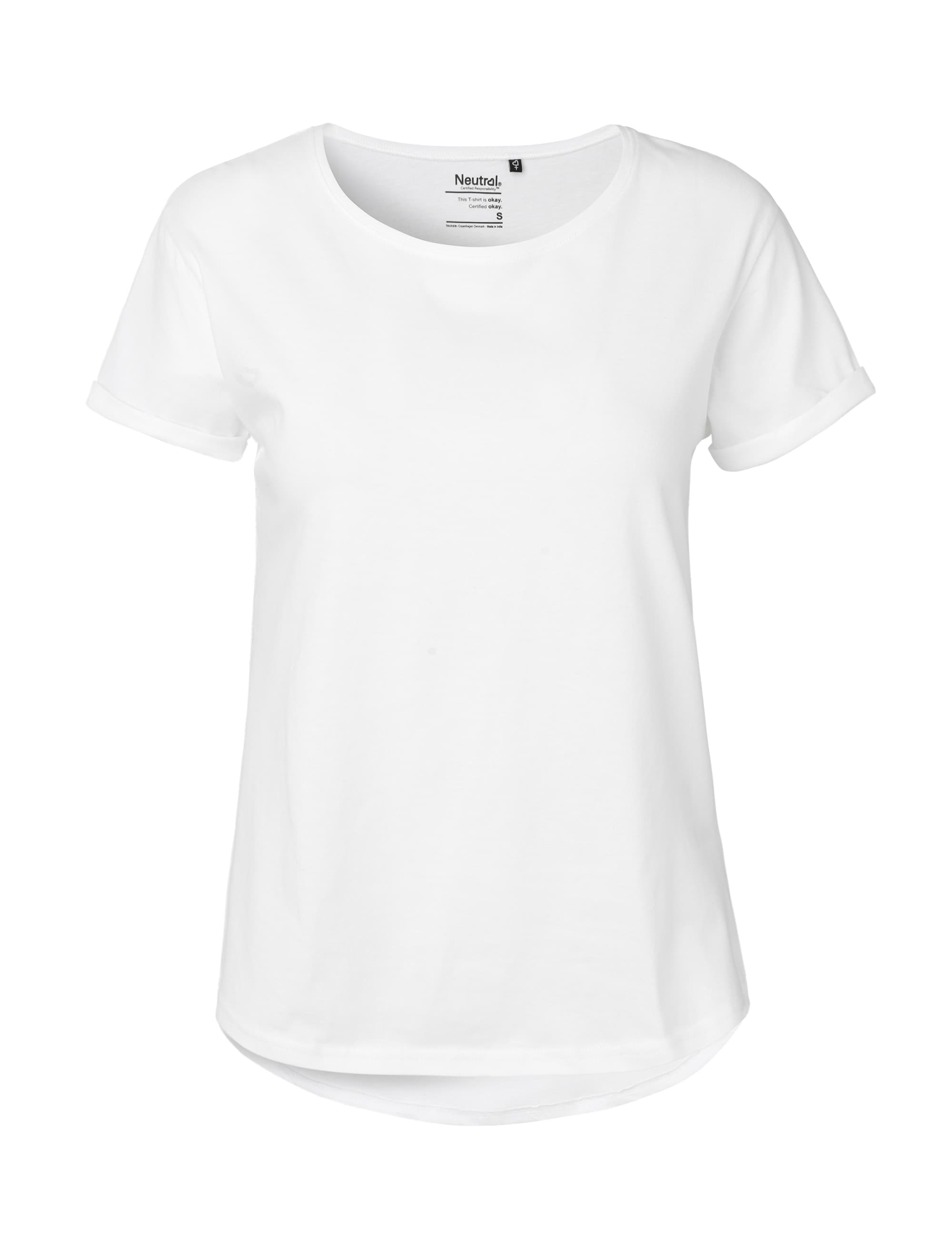 Roll-Up Damen-T-Shirt aus Fairtrade-Baumwolle