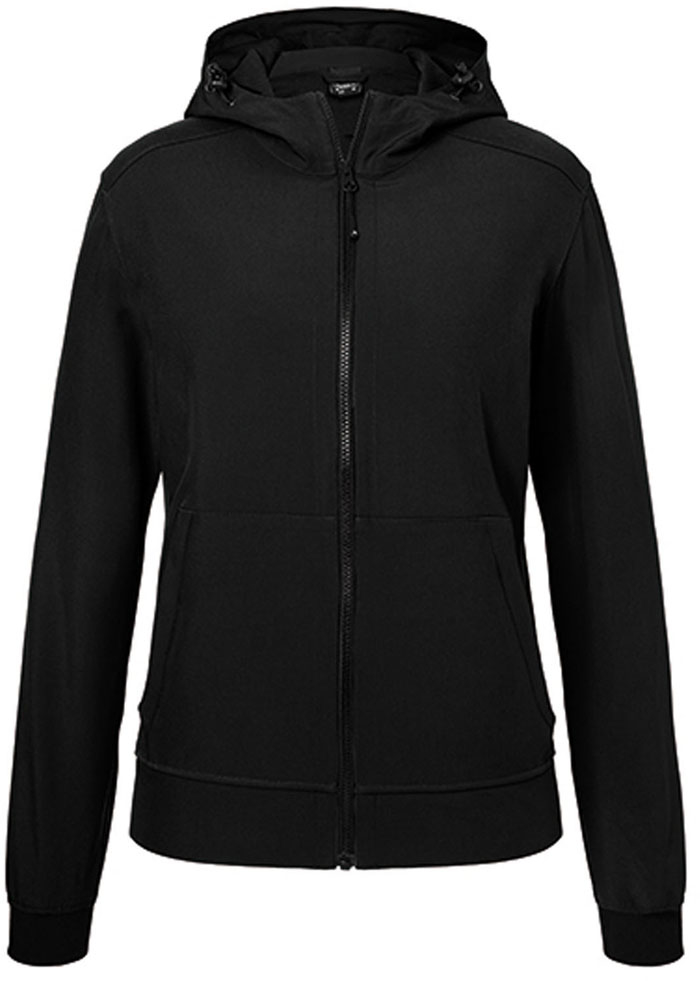 Damen-Softshelljacke Bionic-Finish-Eco und Kängurutasche