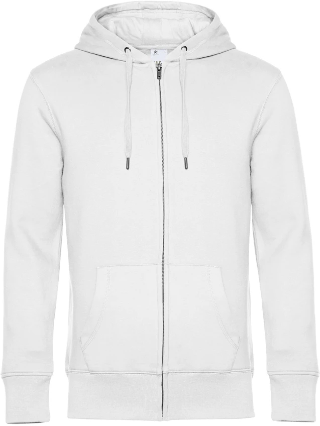 Flauschiger Herren Zip-Hoodie "King"