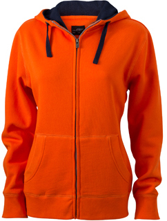 Kuscheliger Damen-Zip-Hoodie mit Kängurutasche