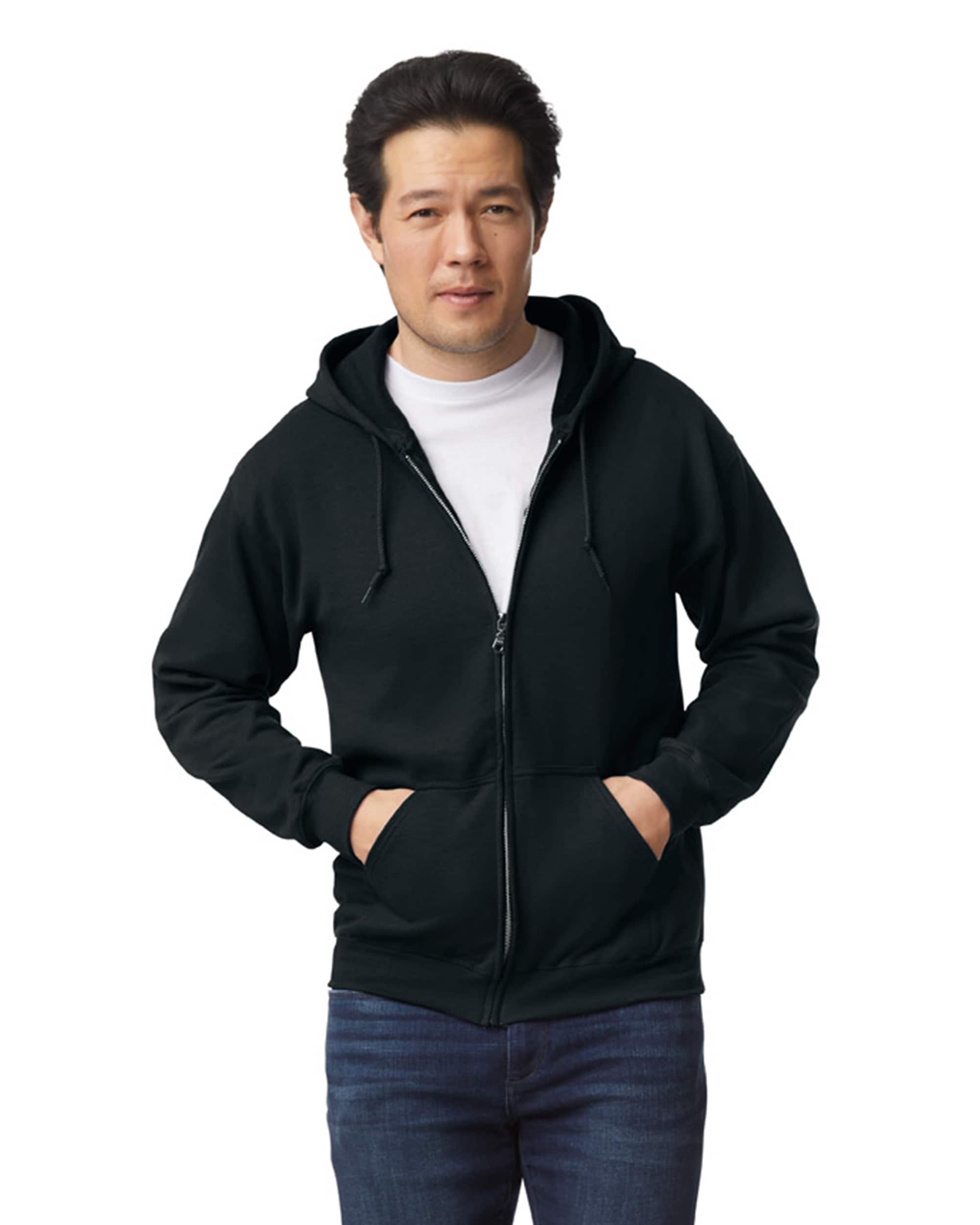 Schwere "Heavy Blend" Herren Zip-Hoodie