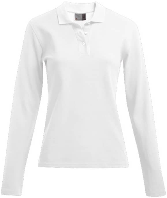 Schweres Damen-Langarm-Poloshirt