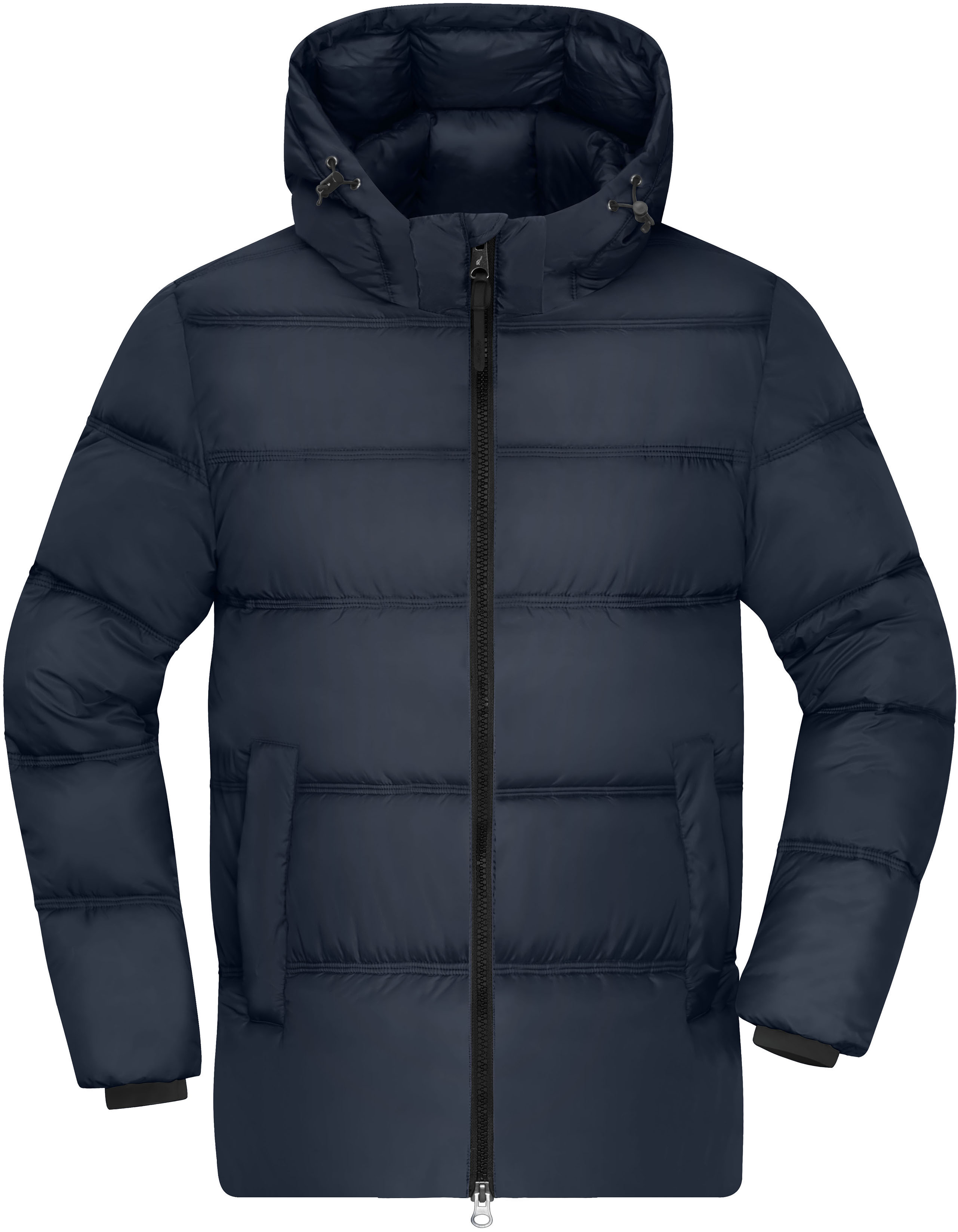 Voluminös gesteppte Herren-Winterjacke aus recyceltem Polyester
