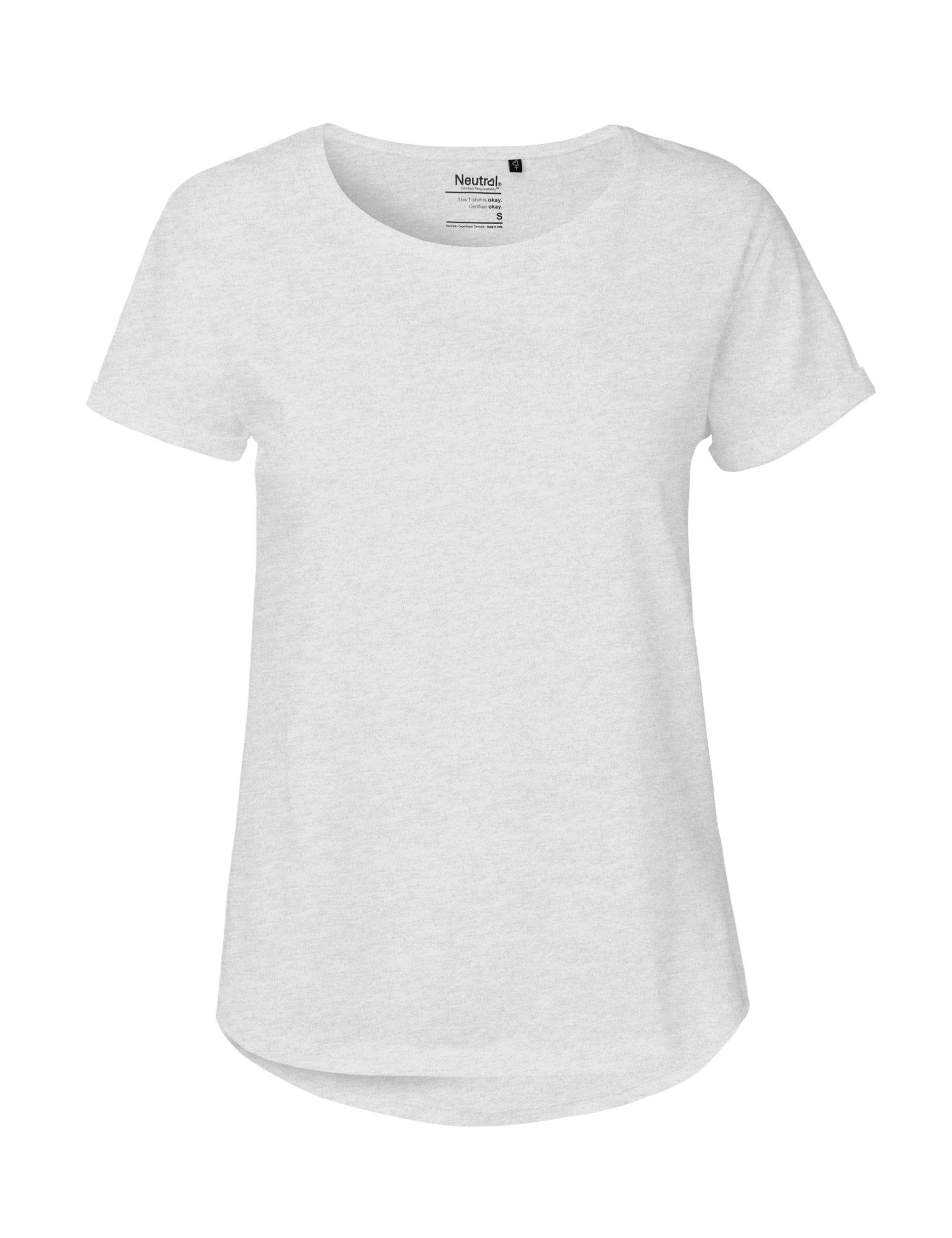 Roll-Up Damen-T-Shirt aus Fairtrade-Baumwolle