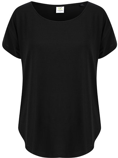 Modisches Damen Scoop Neck-T-Shirt