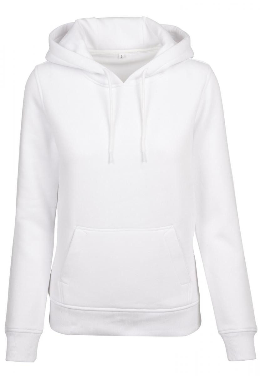 Schwerer flauschiger Damen-Hoodie mit Kängurutasche