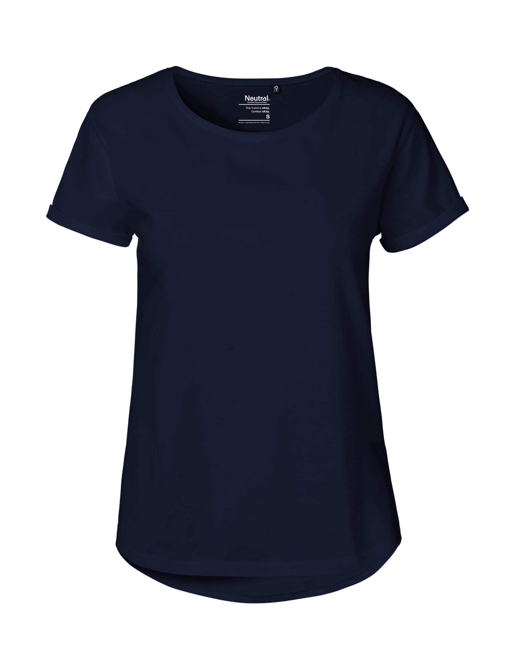 Roll-Up Damen-T-Shirt aus Fairtrade-Baumwolle