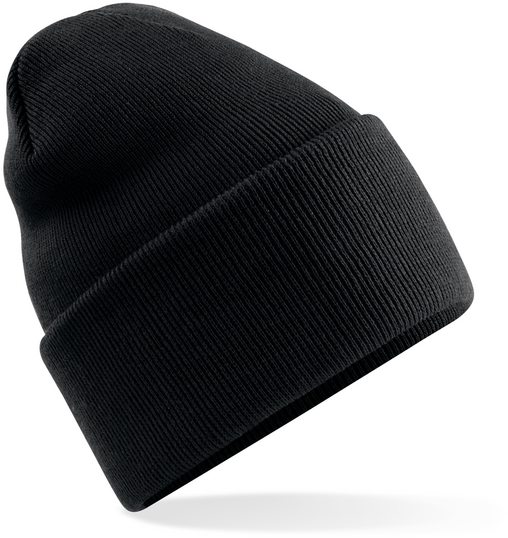 Recycelter Beanie mit breitem Umschlag