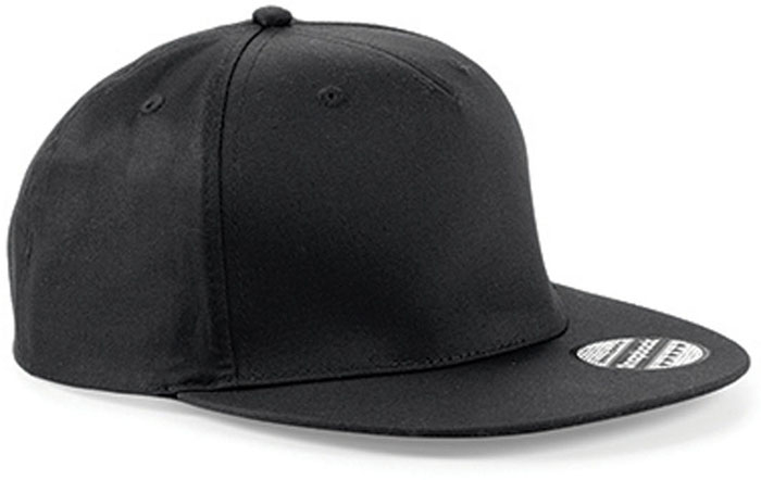 Basic Flat Brim Snapback-Cap