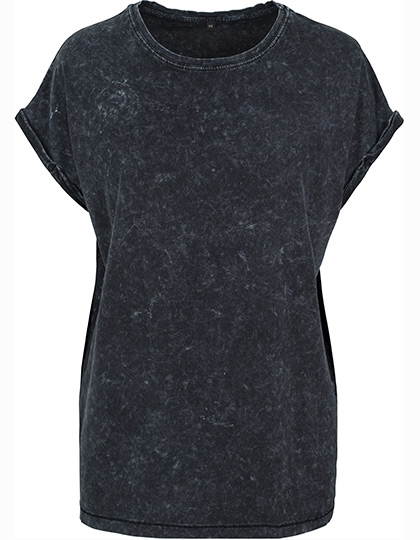 Weit geschnittenes Acid Washed T-Shirt für Damen