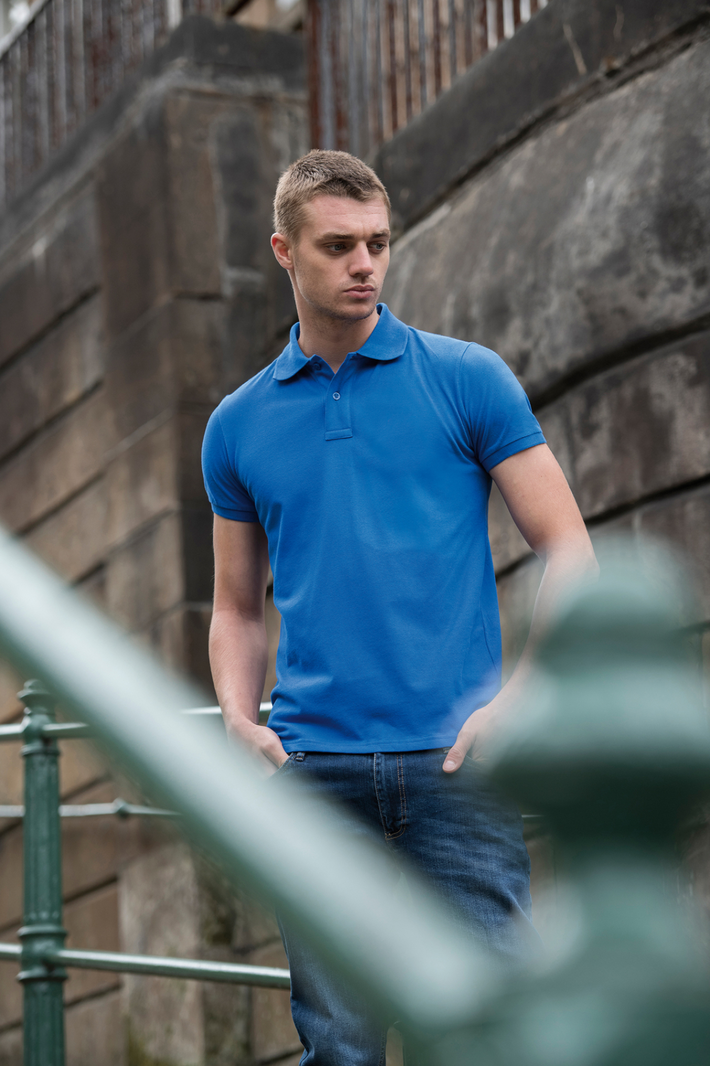 Unisex Stretch-Poloshirt