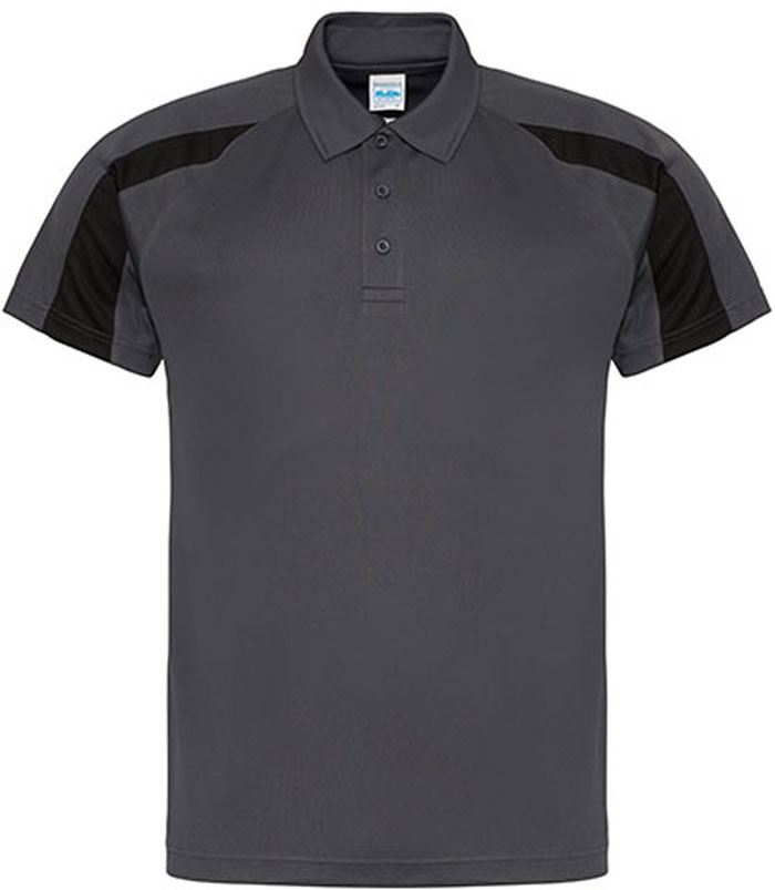 Schnell trocknendes Unisex Kontrast-Poloshirt