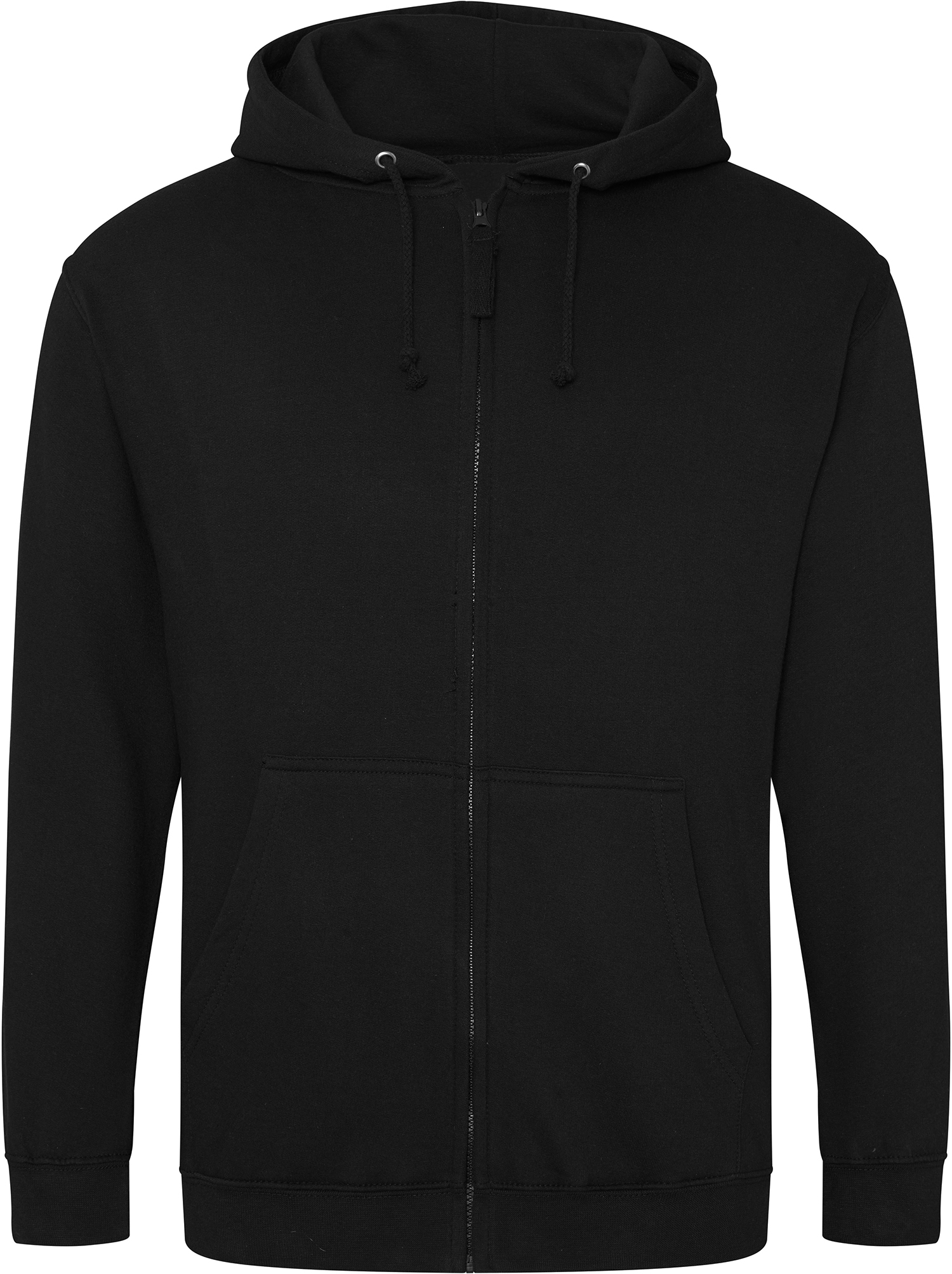 Kuscheliger Herren Zip-Hoodie mit Kängurutasche