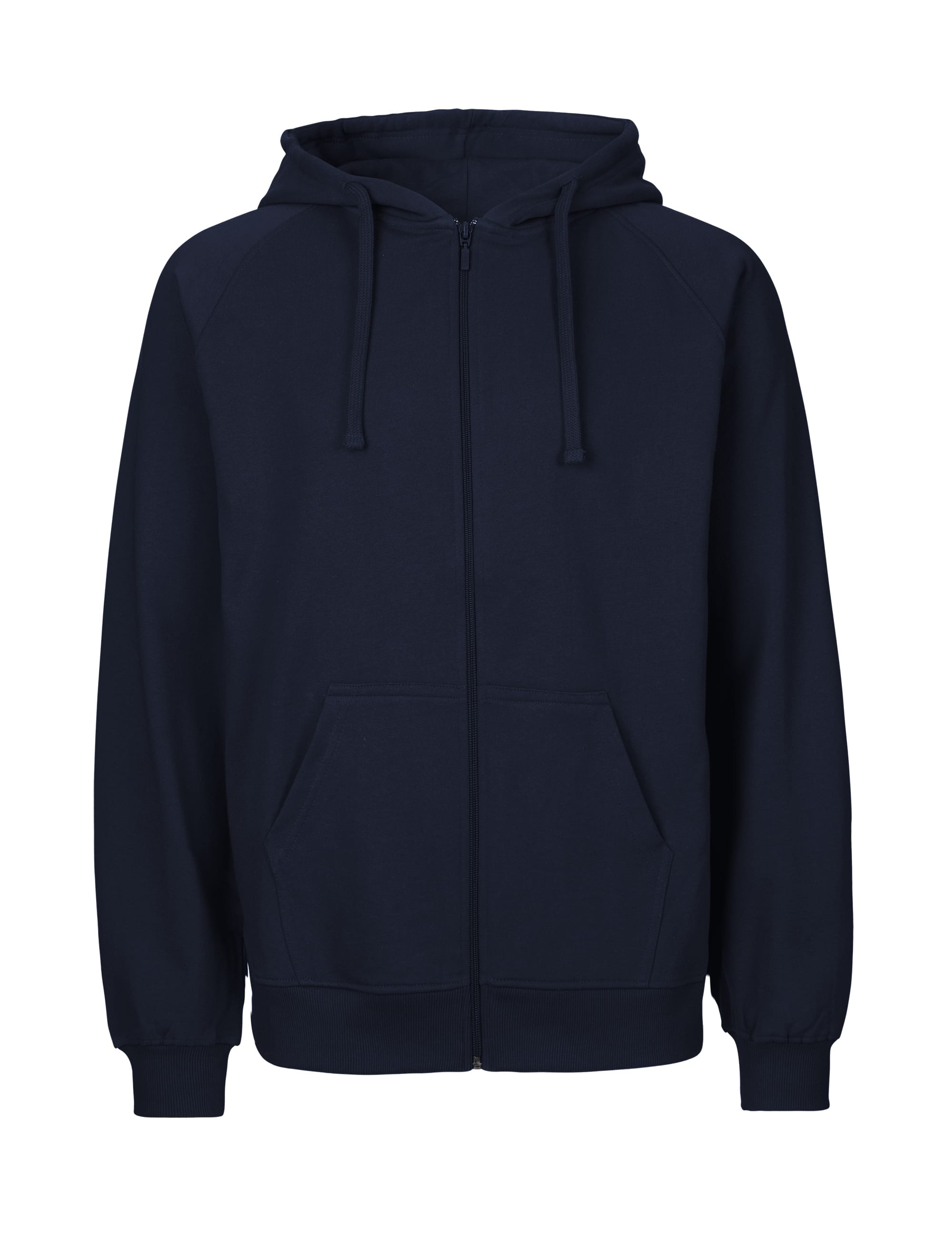 Unisex Zip-Hoodie aus Bio-Baumwolle in Umstellung