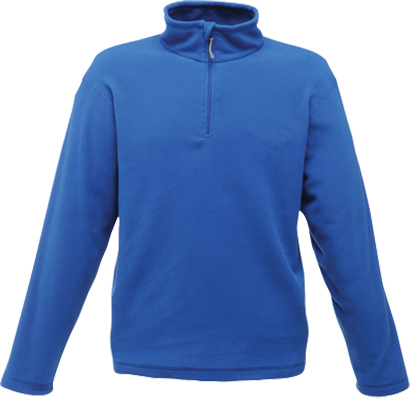 Pflegeleichter Unisex Micro-Fleecepullover mit 1/4-Zip