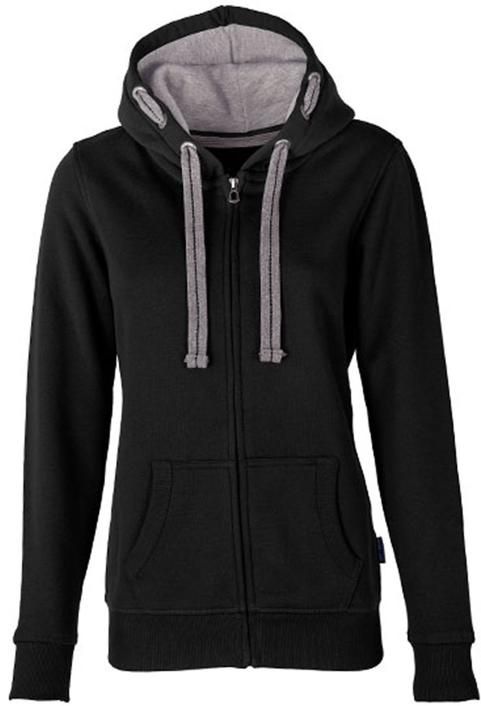 Weicher leicht taillierter Damen-Zip-Hoodie