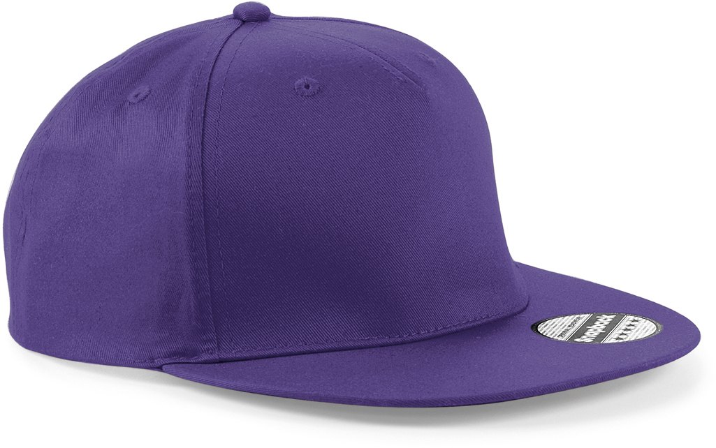 Basic Flat Brim Snapback-Cap