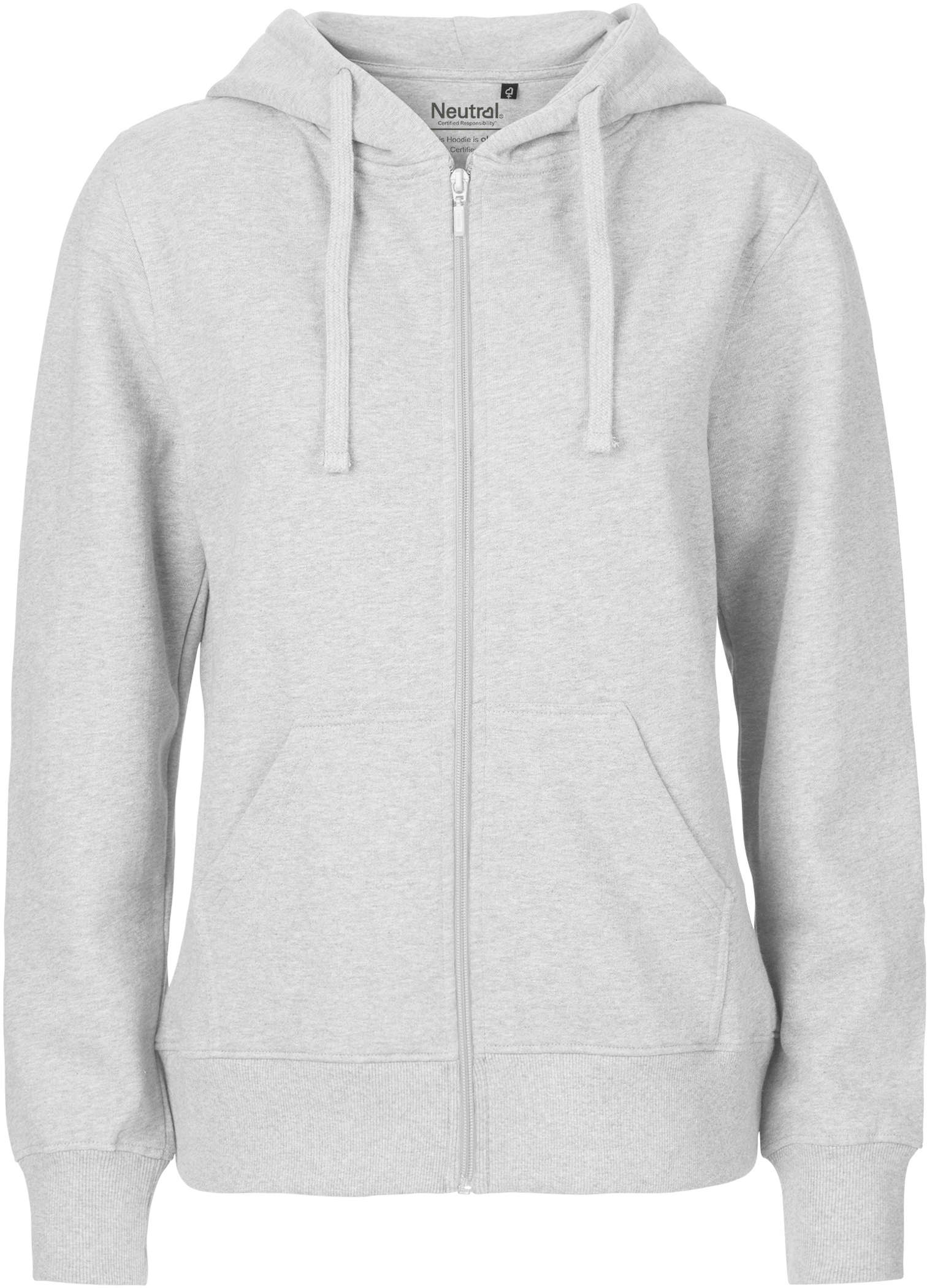 Flauschiger Damen Zip-Hoodie aus Fairtrade-Baumwolle