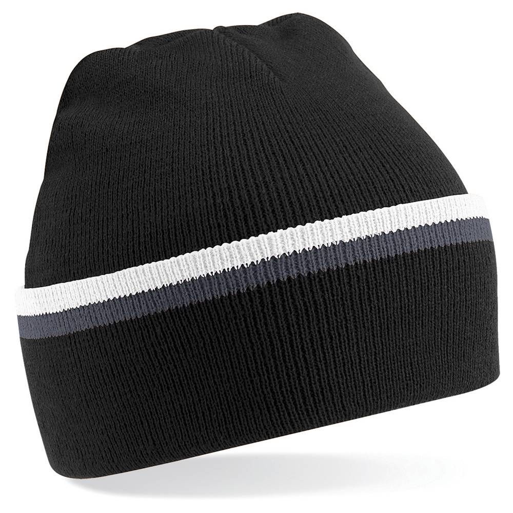 Basic Beanie mit Streifen