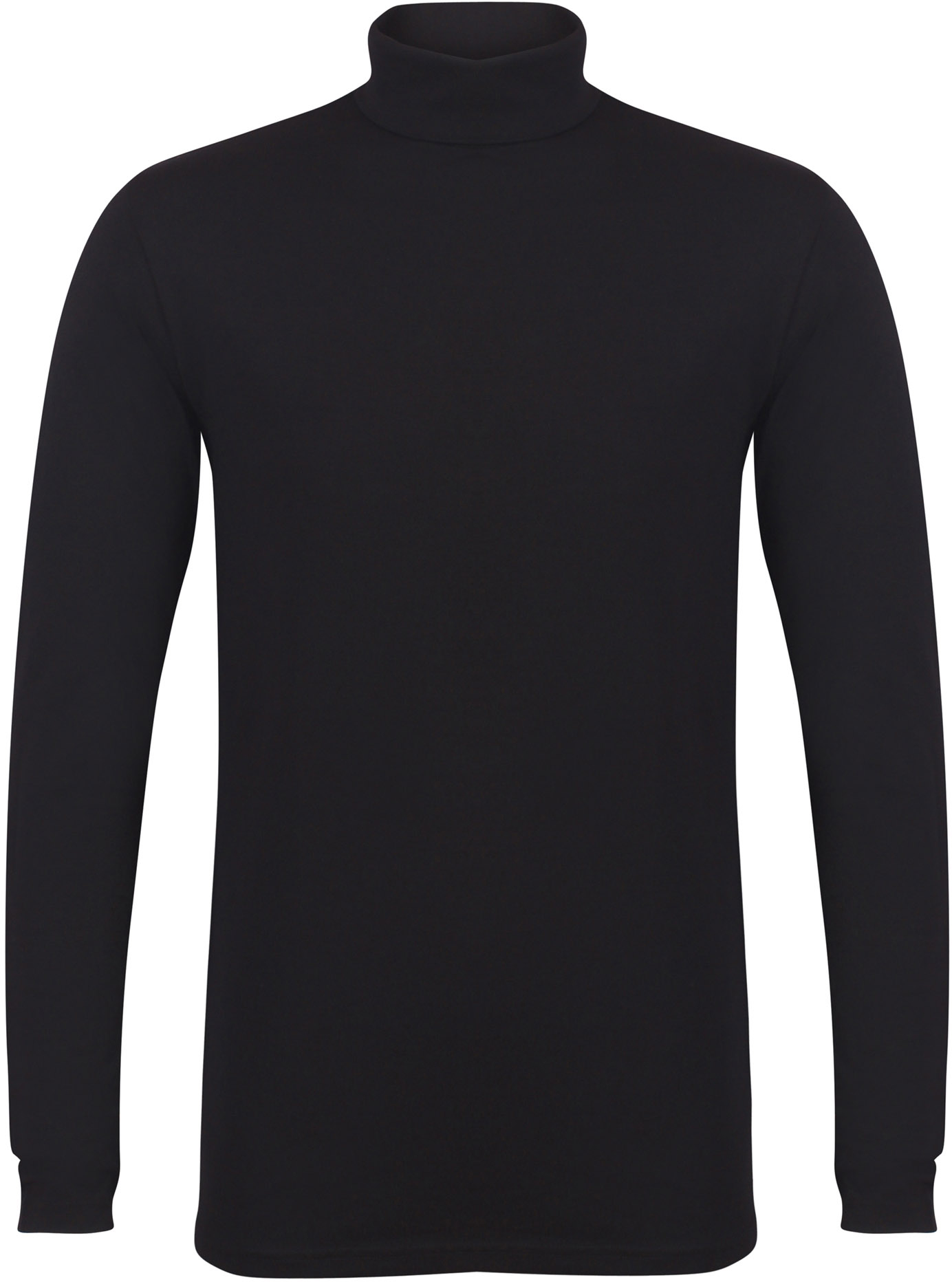 Leichtes Herren Rollkragen Stretch-Longsleeve