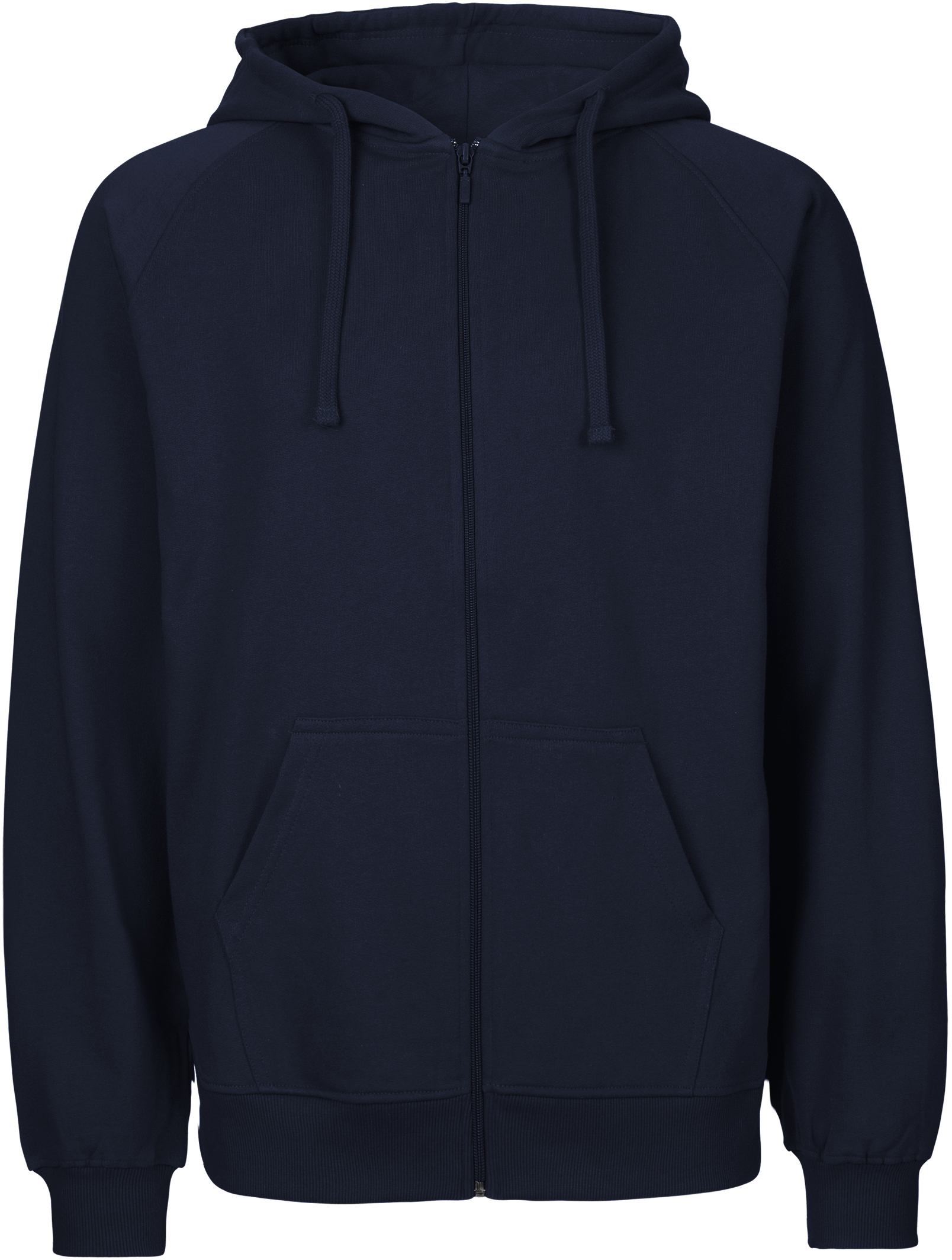 Unisex Zip-Hoodie aus Bio-Baumwolle in Umstellung