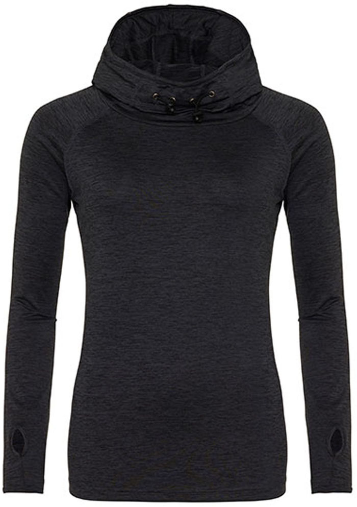 Schnell trocknender Damen-Hoodie mit Mönchskapuze