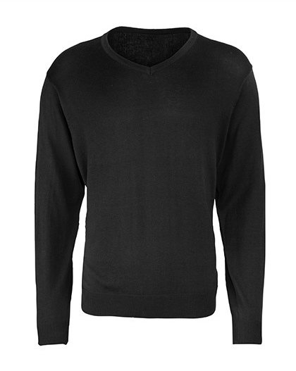 Herren Strickpullover mit V-Ausschnitt