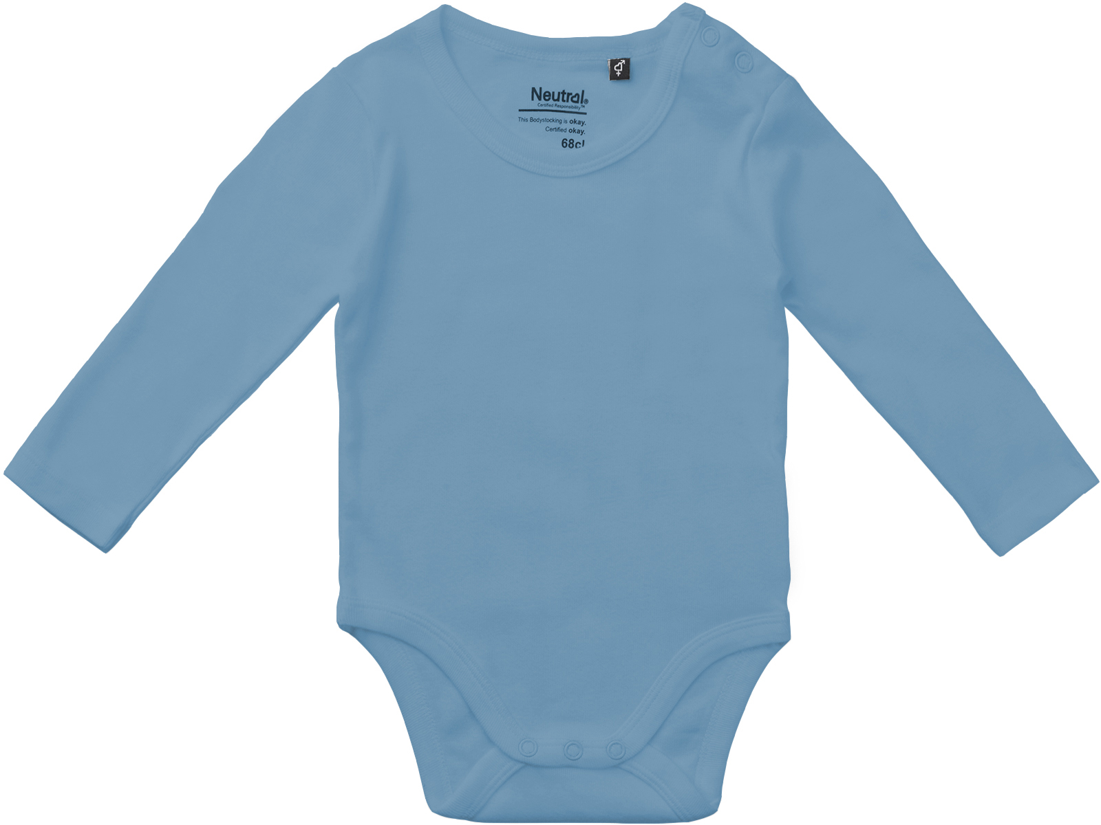 Langärmeliger Baby-Body aus Fairtrade-Baumwolle