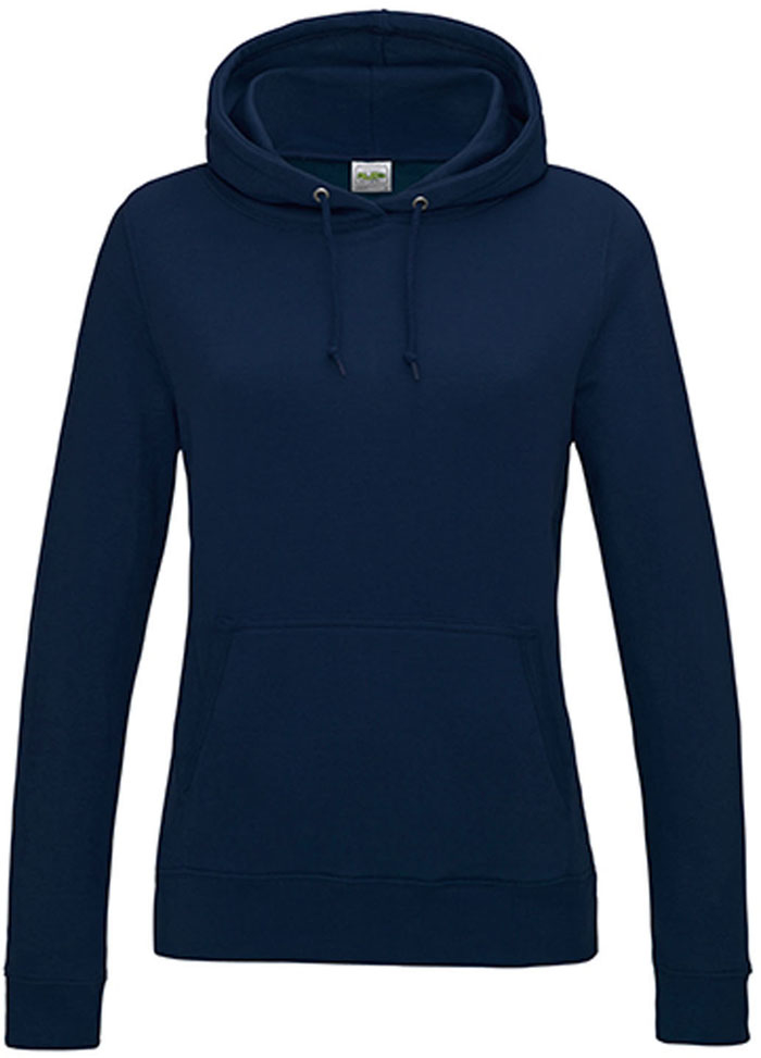 Flauschiger Damen-Hoodie mit Kängurutasche