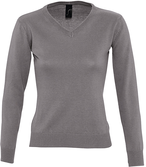 Damen Strickpullover "Galaxy" mit V-Ausschnitt