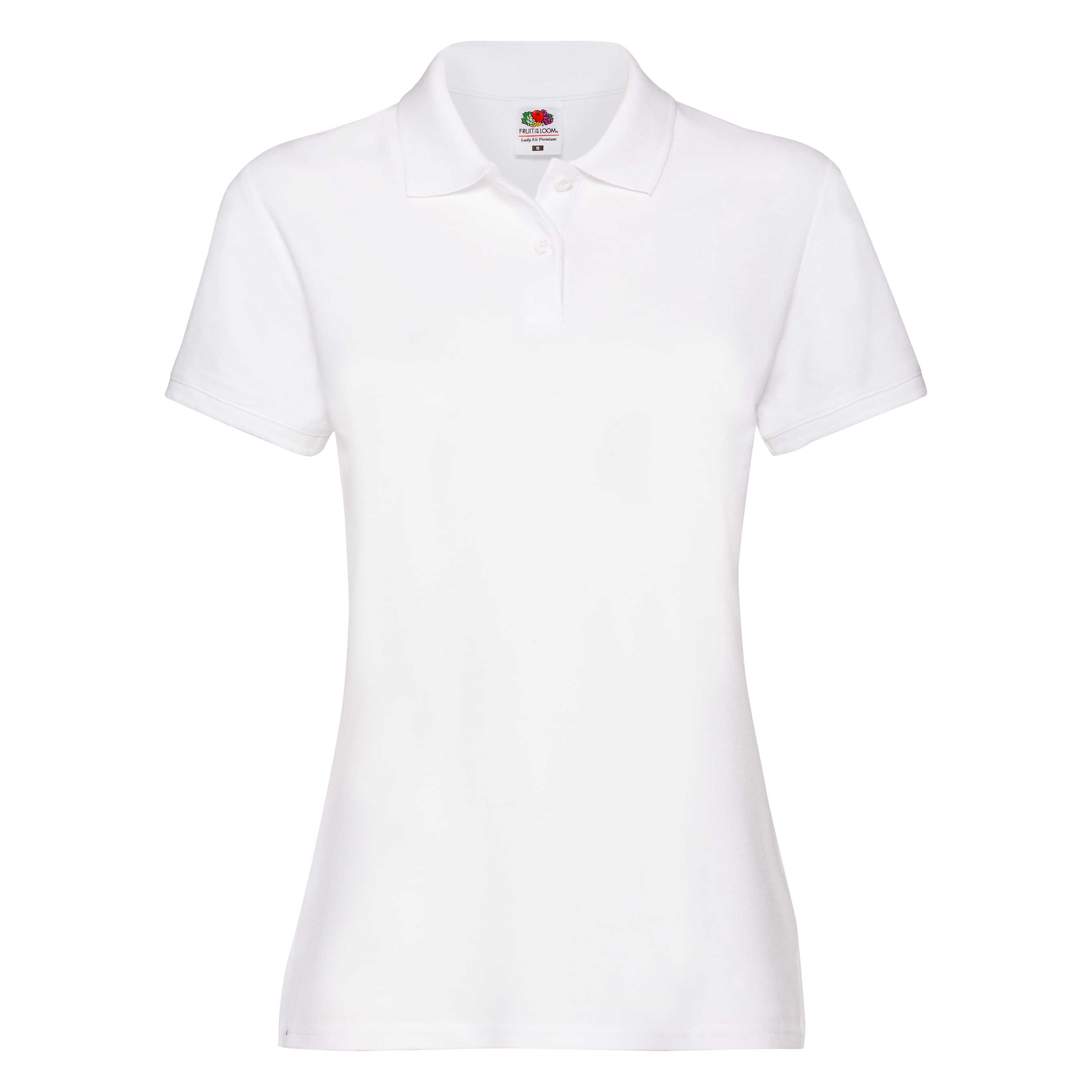 Premium Damen-Poloshirt mit Seitenschlitzen