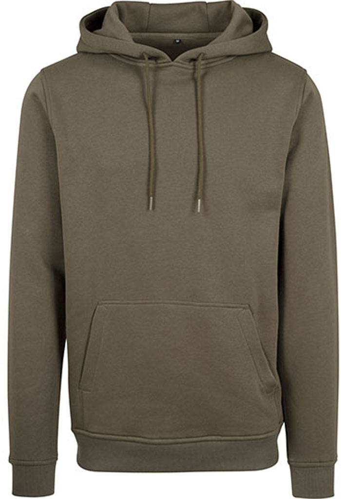 Schwerer flauschiger Herren-Hoodie mit Kängurutasche