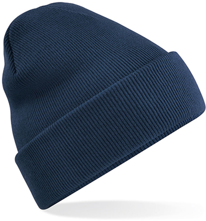 Klassischer recycelter Beanie mit Umschlag