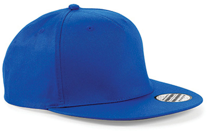 Basic Flat Brim Snapback-Cap