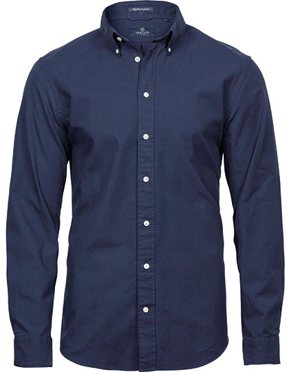 Schmal geschnittenes Herren-Oxfordhemd "Perfect" mit Button-Down-Kragen