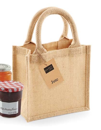 4 Liter Jute-Geschenktasche