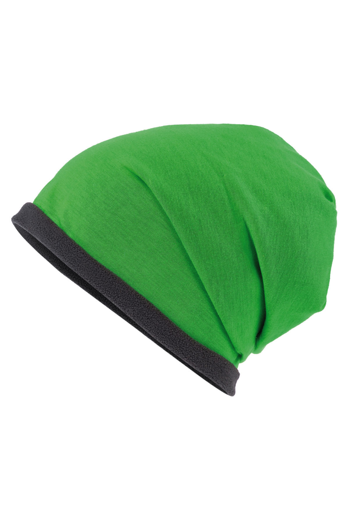 Leichter Jersey-Beanie mit wärmendem Fleece