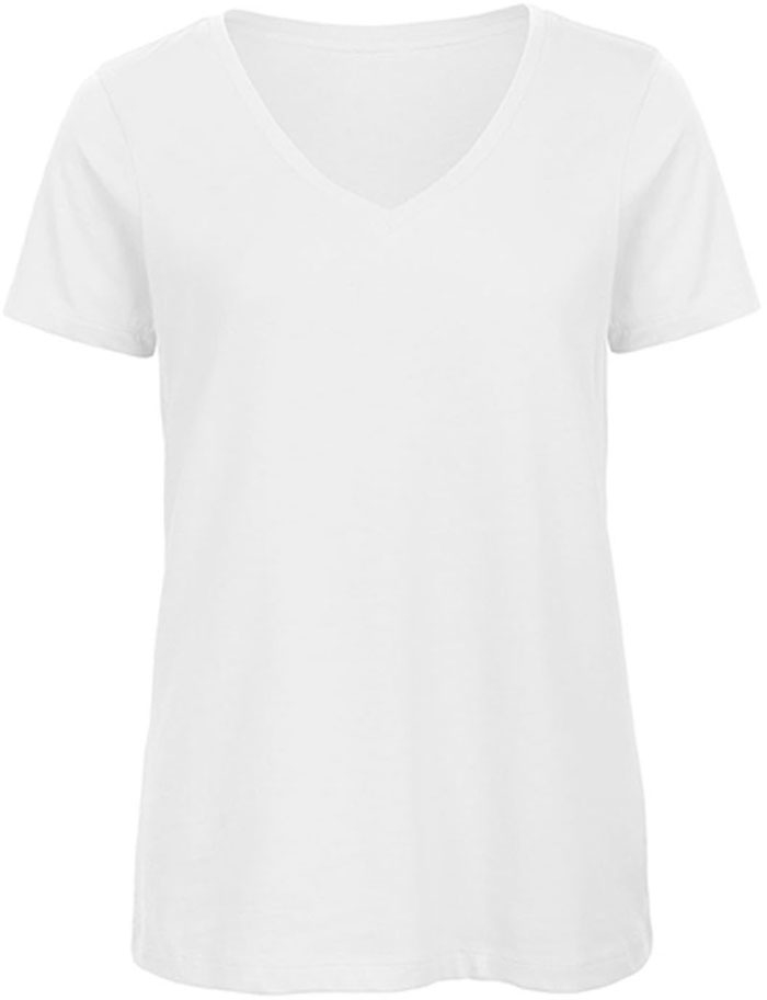 Basic V-Neck Damen Bio T-Shirt "Inspire"