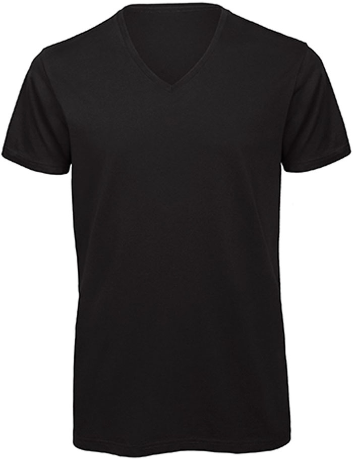 Klassisches V-Neck Herren Bio T-Shirt "Inspire"