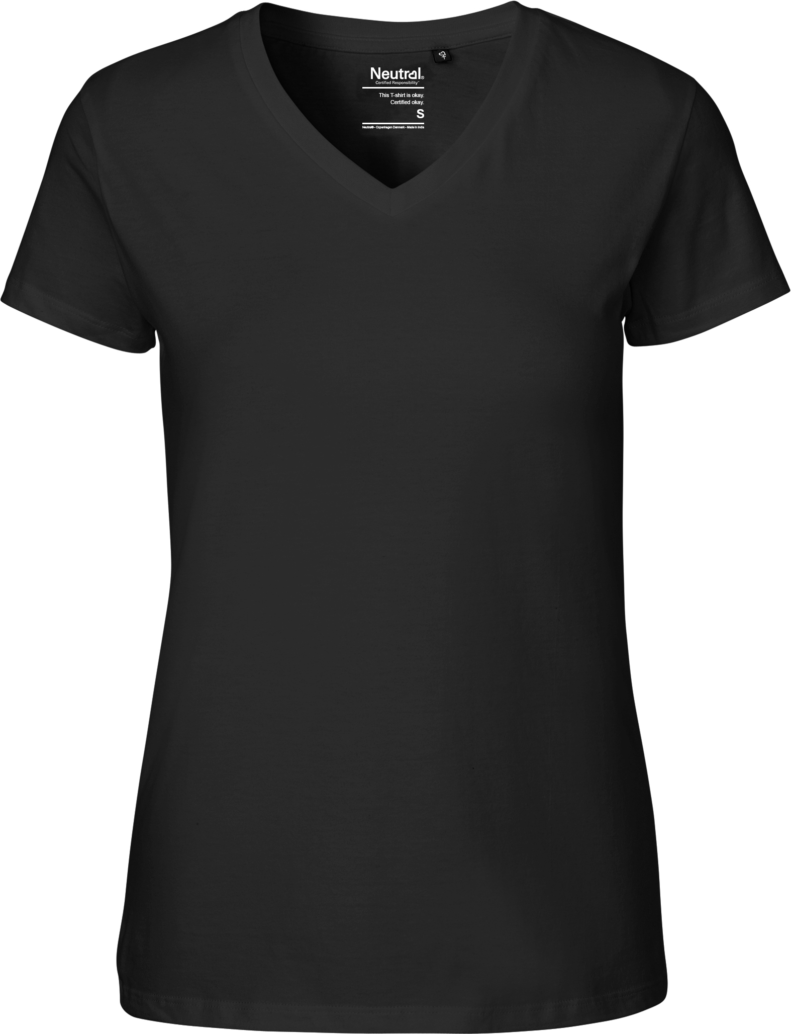 V-Neck Damen-T-Shirt aus Fairtrade-Baumwolle