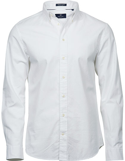 Schmal geschnittenes Herren-Oxfordhemd "Perfect" mit Button-Down-Kragen